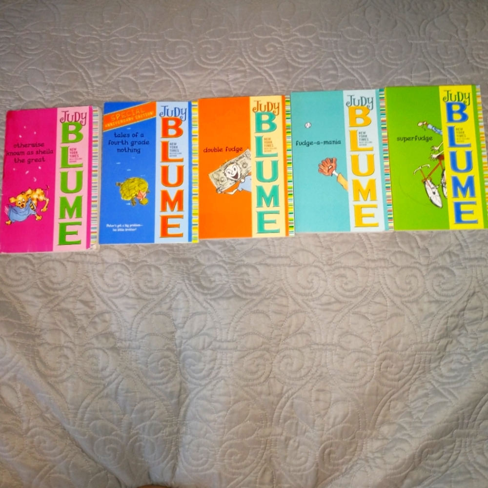 5 Judy Blume books